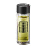 Double Wall Glass Tea Cup with Tea Infuser 500ml Magnetic Glass Tumbler Stainless Steel Filter Insulated Glass Water Bottle