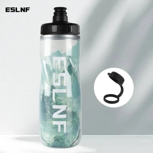 ESLNF Insulated And Outdoor Ice-Protected Heat Bottles 610Ml PP5 Bicycle Sports Cup Cycling Bike Water Bottle - Iceprotected
