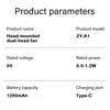 Portable Hanging Neck Fans 3-Speed Adjustable Neck Dual Fan USB Rechargeable Home OfficeOutdoor Travel