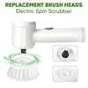 Cordless Electric Spin Scrubber with 5 Replaceable Brush Heads Rechargeable Waterproof Power Cleaning Brush for Bathroom Kitchen