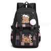 Backpack Lovely Capybara Print Women Laptop Computer Large Capacity School Backpacks for Girls Teenage Packsack 4 Color Gift