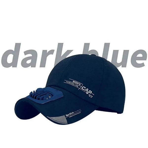 Cap with Fan Summer USB Charging Cooling Fan Baseball Cap Outdoor Golf Sunscreen 2 Speed Adjustable Peaked Hat Hiking Cap Amagi