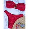 Bandeau Bikini Swimsuit Women 2026 Two-piece Swimwear Thong Bikinis Sets Female Bathing Suit Push Up Monokini Beach Wear Biquini