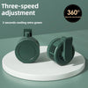 Mini Clip Fans Hanging Waist Neck Fan Girl Electric Air Cooling Fan 900mah USB Leafless Fan 3 Speeds Portable Cooler Air