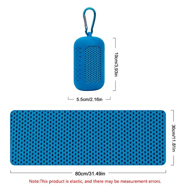 Microfiber Quick Dry Cooling Towel for Sports Fitness Camping Outdoor Ice Cold Towel