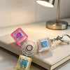 Lighting LED Keyboard Keychain Fidget Toys Clicker Sensory Toy Stress Relief  for Keyboard Keychain Fidget Gadget for Adults toy