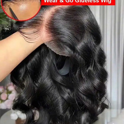 40 42 Inch 250% Wear And Go Glueless Wigs Body Wave Human Hair Wigs 13x4 13X6 Wet and Wavy HD Lace Frontal Wigs For Women
