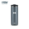 Tyeso 750ml French Press Vacuum Flasks Mug Stainless Steel Cold Brew with Eye Stick Tea Infuser Double-Wall Insulated Thermoses
