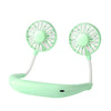 Portable Hanging Neck Fans 3-Speed Adjustable Neck Dual Fan USB Rechargeable Home OfficeOutdoor Travel