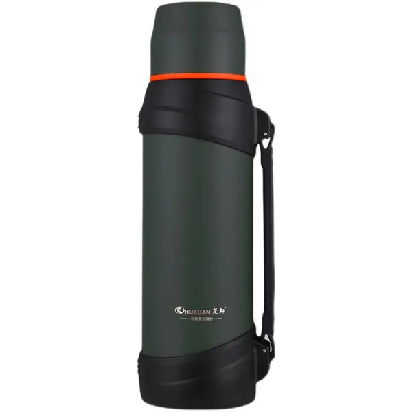 Portable 304 Stainless Steel Insulated Tea Pot Men's Outdoor Travel Car Thermal Cup Filter Net Brewing Bottle 2000ml