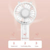Portable Handheld Fan Small Cooling Fan USB Rechargeable Eyelash Eyelash Mute Cooler Handheld Fan Mini USB Rechargeable Desk