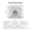 300ml Remote Control Flame Aroma Diffuser Ultrasonic Air Humidifier Mist Maker Fogger With 3 Essential Oils 7 Colors Flame Lamp