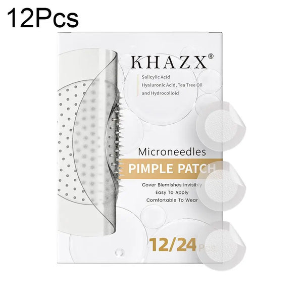 12/24PCS Micro Needle Pimple Patch Hydrocolloid Micropoint Pimple Patch For Acne & Pimples Microdart Patch Micro Dart Pimple