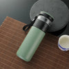 New Stainless Steel Insulated Cup 500ML Capacity Tea Water Separation Vacuum Mug Leak-Proof Tea Infuser Bottle