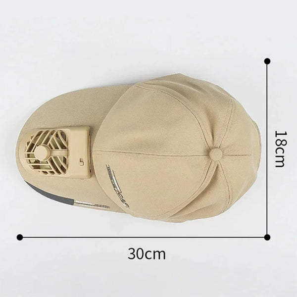 Cap with Fan Summer USB Charging Cooling Fan Baseball Cap Outdoor Golf Sunscreen 2 Speed Adjustable Peaked Hat Hiking Cap Amagi