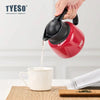 Tyeso Pumpkin-Shaped Thermos 304 Stainless Steel Insulated Tea Infuser Hot Cold Water Bottle Large Capacity Removable Infuser