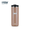 Tyeso 750ml French Press Vacuum Flasks Mug Stainless Steel Cold Brew with Eye Stick Tea Infuser Double-Wall Insulated Thermoses