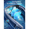 Portable Neck Air Conditioner, Upward and Downward Back Airflow Wearable Fan, Large Cooling Plate, 6000mAh Battery, Lightweight