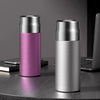 Pop-up Lid Thermos Double Wall Coated Titanium Stainless Steel Insulated 480ML Thermal Tea Infuser Bottle Cup Coffee Mug Tumbler