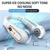2025 New Best Sellers Wearable Neck Fan Portable Air Conditioner Bladeless Neck Fan Air Cooler 5 Gears and LED Display Screen