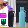 UV-C Purification Water Bottle Outdoor Smart Insulated Stainless Steel Cup for Auto Clean Keep Hot Cold Gym Running Cycling