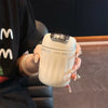 1pc 220ml Insulated Coffee Tumbler with Built-in Tea Strainer - Leakproof, Portable Mini Thermos for Outdoor