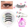 No Glue Needed Magnetic Lashes Reusable Natural Look Magnetic False Eyelashes Set with Tweezer Tool Fluffy Faux Mink Eyelash New