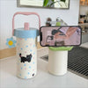 Stainless Steel Portable Insulated Cup Water Cup Large Capacity Sport Thermal Water Bottle Handle Tea Infuser