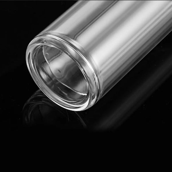 Double Wall Glass Tea Cup with Tea Infuser 500ml Magnetic Glass Tumbler Stainless Steel Filter Insulated Glass Water Bottle