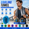 Cooling Towel with Carry Case Quick Dry Sports Towel for Gym Running Fitness Yoga Hiking Camping