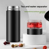New Stainless Steel Insulated Cup 500ML Capacity Tea Water Separation Vacuum Mug Leak-Proof Tea Infuser Bottle