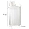 Kitchen Storage Food Organizer Wall Mounted Dry Food Cereal Dispenser Snack Grain Plastic Storage Container Box Rack for Home