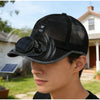 USB Charging Solar Fan Hat Breathable Anti UV Baseball Cap Outdoor Cooling Sunscreen Sunshade Headwear for Men Women