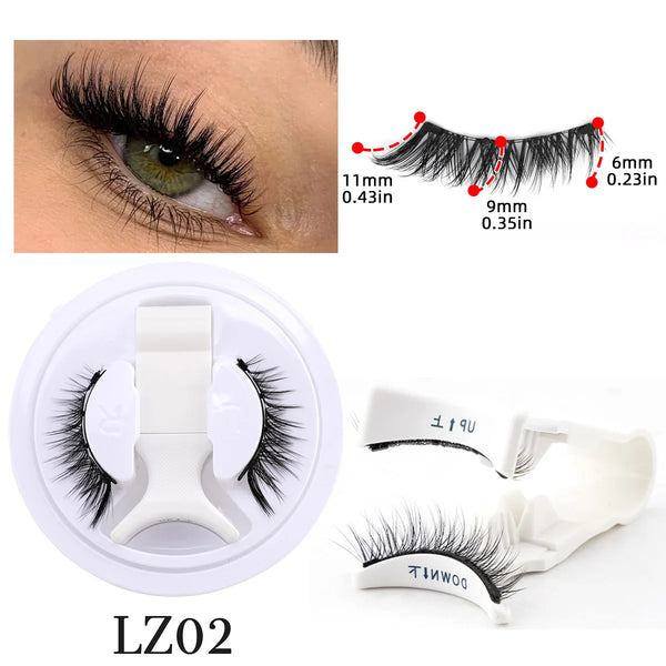 No Glue Needed Magnetic Lashes Reusable Natural Look Magnetic False Eyelashes Set with Tweezer Tool Fluffy Faux Mink Eyelash New