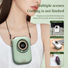 Colorful Hanging Neck Fan Portable Hanging Neck Fan Intelligent Digital Display Colorful Atmosphere Light Five-speed Adjustable