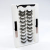 10Pairs Magnet False Eyelashes Reusable Magnetic Eyelashes With Eyeliner and Tweezers Natural Look Fake Eyelashes