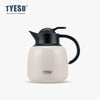 Tyeso Pumpkin-Shaped Thermos Steel Insulated Tea Infuser Hot Cold Water Bottle Large Capacity Removable Infuser 304 Stainless