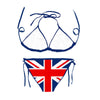 CLOOCL Britain Flag Bikini Sets Fashion England Sexy Swimsuits Beach Pool Vacation Adjustable Lacing Bikini Suits No Chest Pad