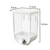 Kitchen Storage Food Organizer Wall Mounted Dry Food Cereal Dispenser Snack Grain Plastic Storage Container Box Rack for Home