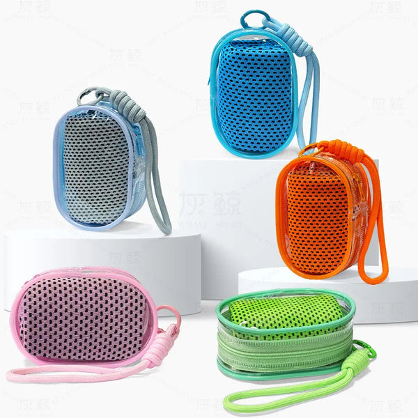 Cooling Towel with Carry Case Quick Dry Sports Towel for Gym Running Fitness Yoga Hiking Camping
