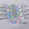 1/2 Key LED Keyboard Button  Clicker Mechanical Keyboard  Keychain For Gifts To Pass The Boring Time Stress Relief