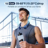 New Hanging Neck Fan Wearable Air Conditioner USB Rechargeable Portable 3 Refrigeration Mute 6000mAh Outdoor Summer Cooler Fans