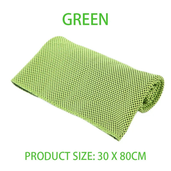 Microfiber Quick Dry Cooling Towel for Sports Fitness Camping Outdoor Ice Cold Towel