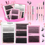 Individual False Eyelashes Kit / 240Pcs/Box